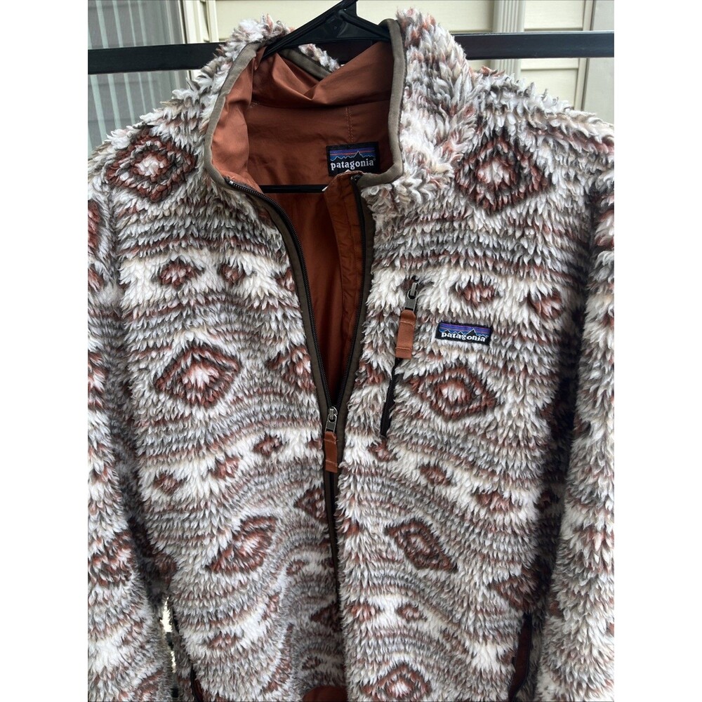 PATAGONIA Men's All-Over Print Classic Retro-X Fleece Jacket Full Zip Large - Picture 14 of 14